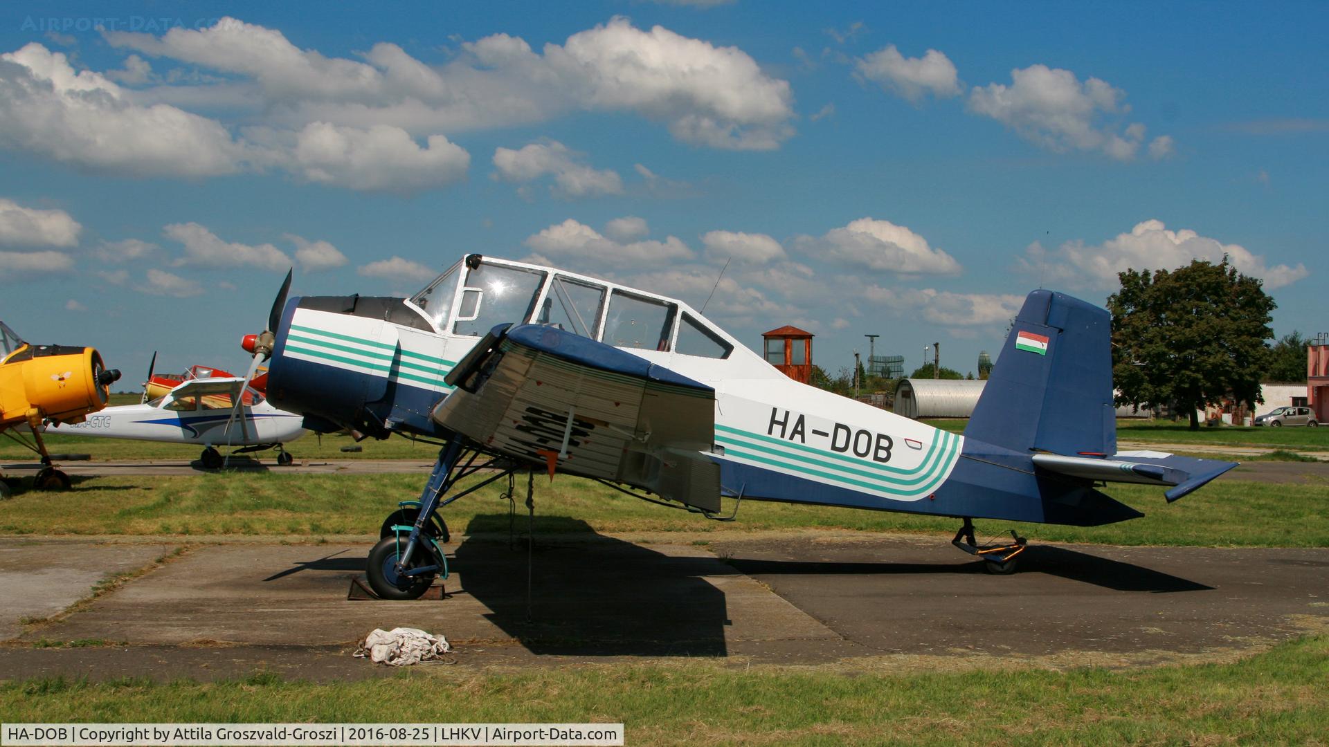 HA-DOB, 1972 Let Z-37A-2 Cmelak Parka C/N 16-02, Kaposújlak Airport, Hungary