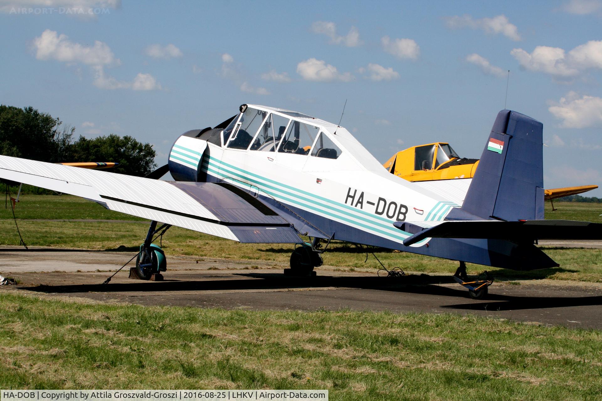 HA-DOB, 1972 Let Z-37A-2 Cmelak Parka C/N 16-02, Kaposújlak Airport, Hungary