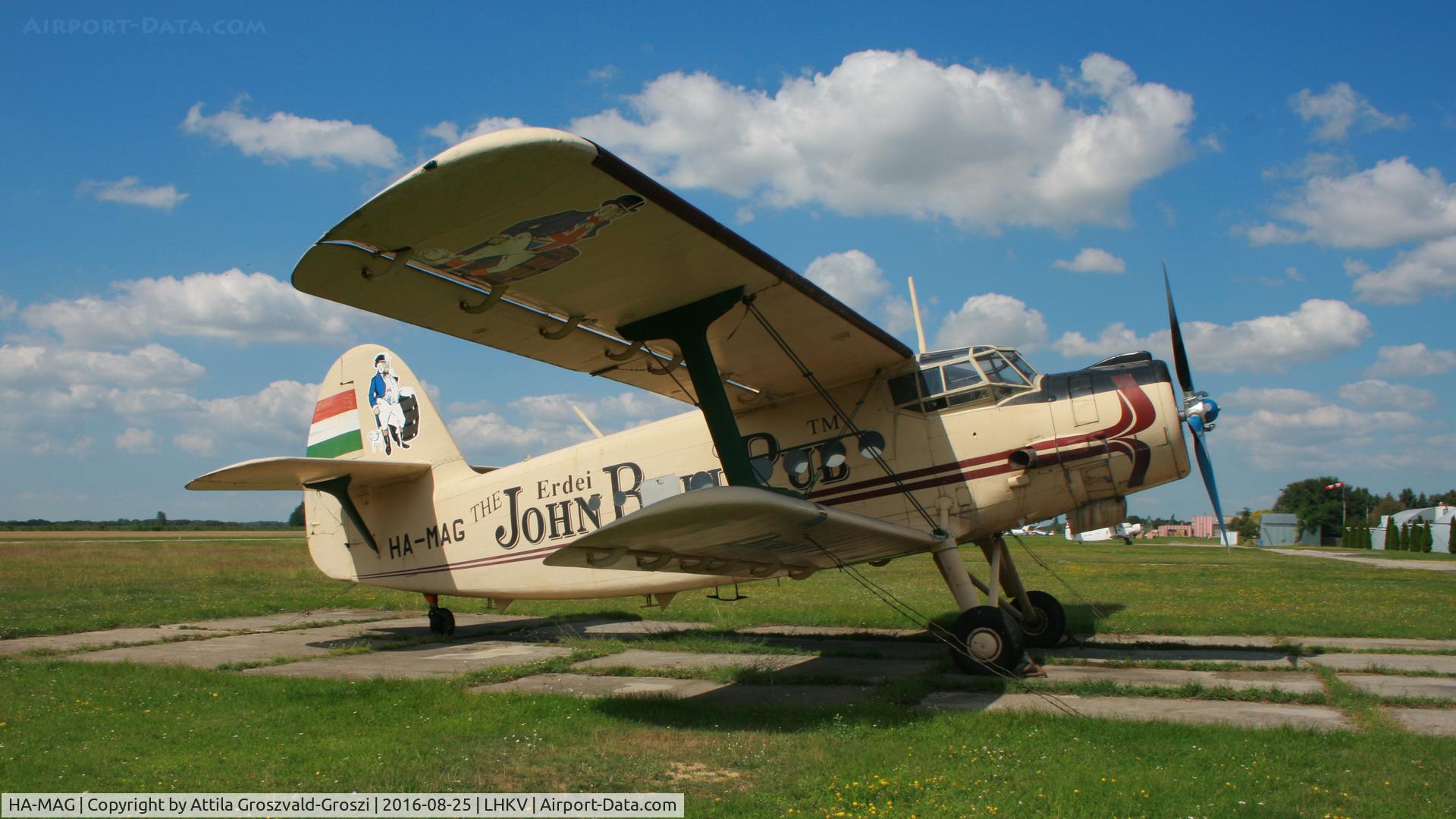 HA-MAG, Antonov (PZL-Mielec) An-2P C/N 1G114-36, Kaposújlak Airport, Hungary