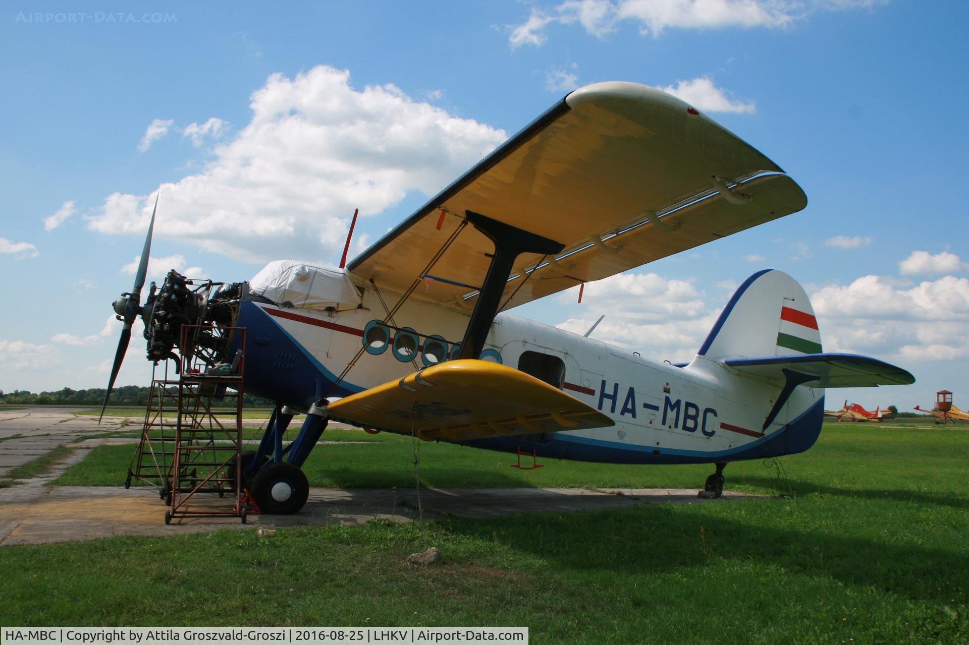 HA-MBC, 1975 PZL-Mielec An-2R C/N 1G161-08, Kaposújlak Airport, Hungary