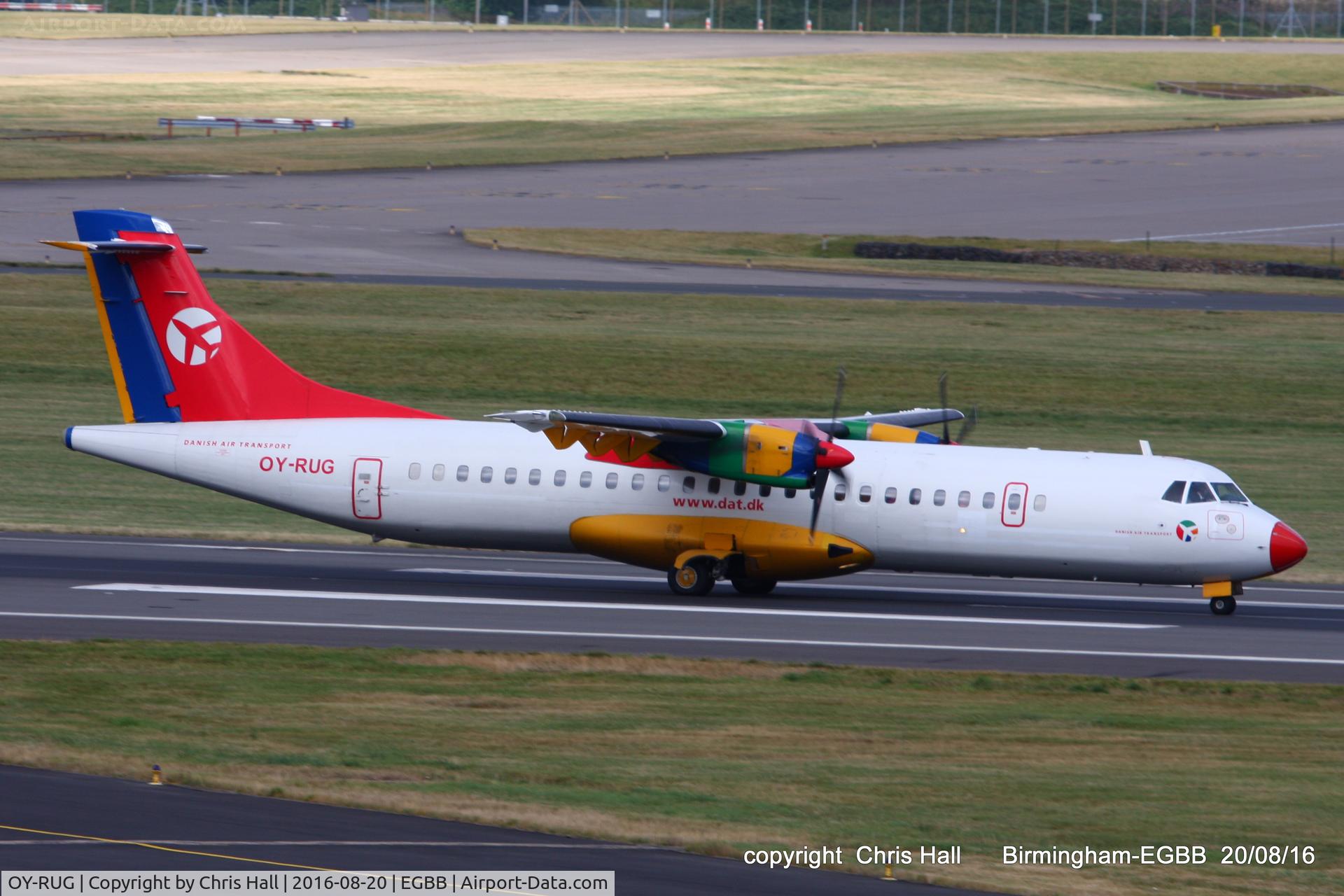 OY-RUG, 1998 ATR 72-202 C/N 509, Danish Air Transport