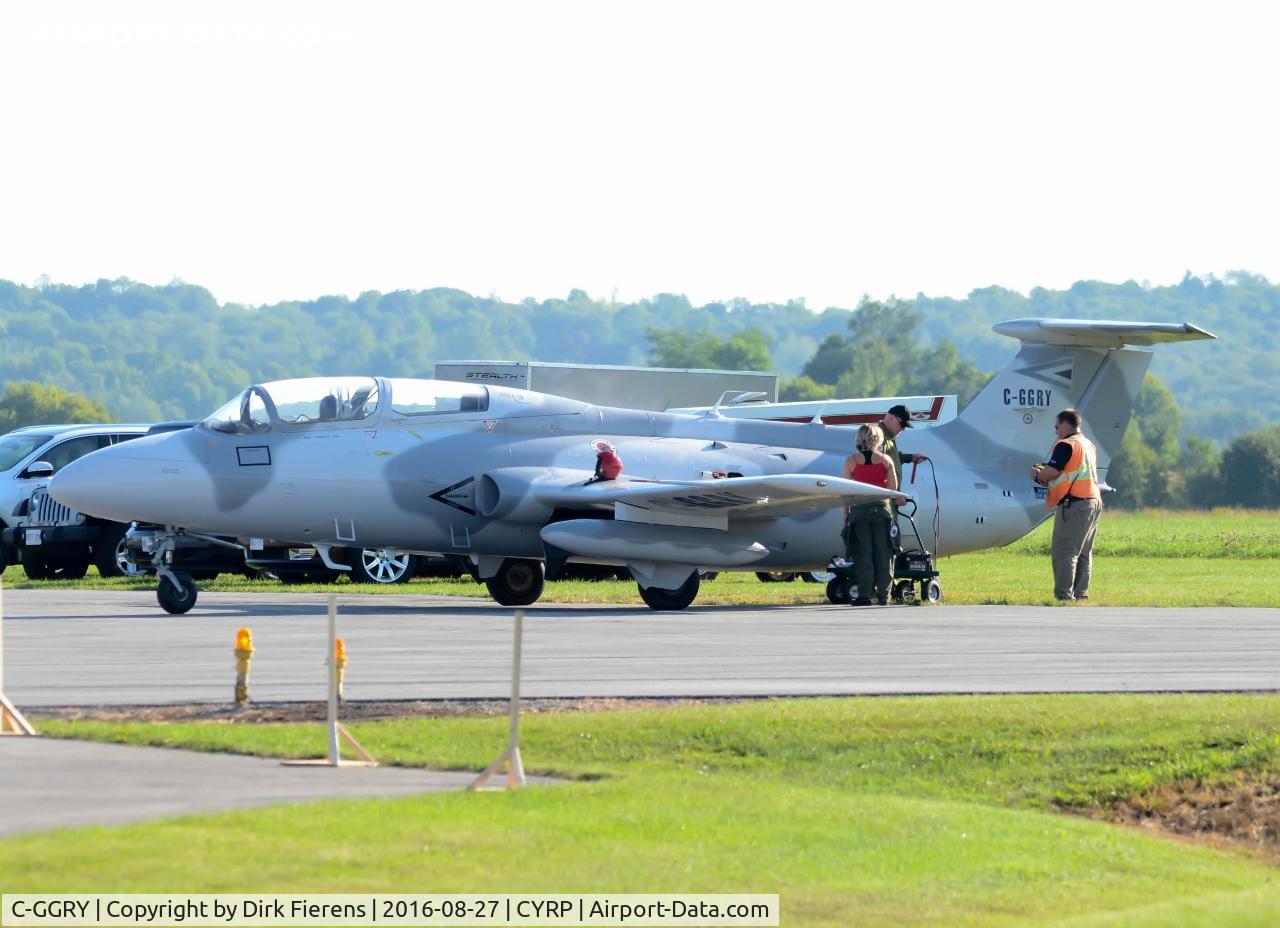 C-GGRY, 1972 Aero L-29 Delfin C/N 294685, Pre-check prior to flight.