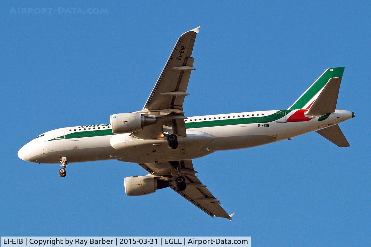 EI-EIB, 2010 Airbus A320-216 C/N 4249, Airbus A320-216 [4249] (Alitalia) Home~G 31/03/2015. On approach 27R.