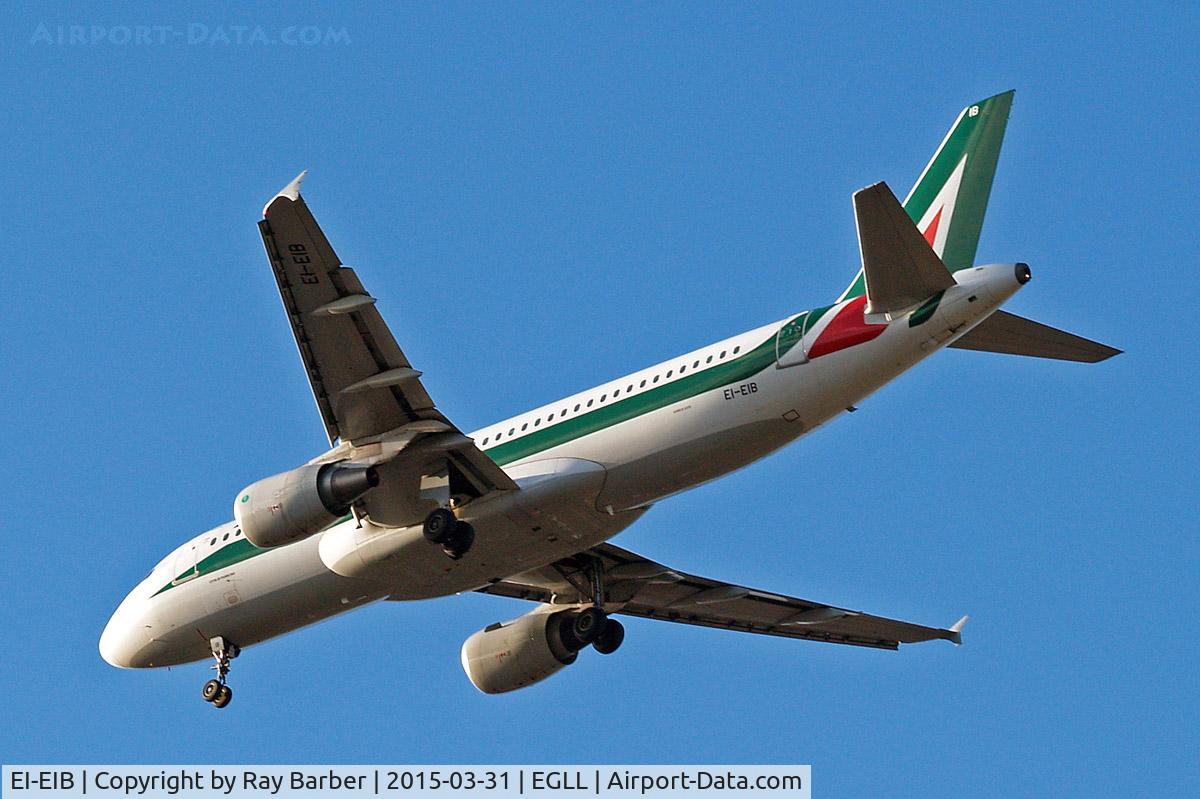 EI-EIB, 2010 Airbus A320-216 C/N 4249, Airbus A320-216 [4249] (Alitalia) Home~G 31/03/2015. On approach 27R.