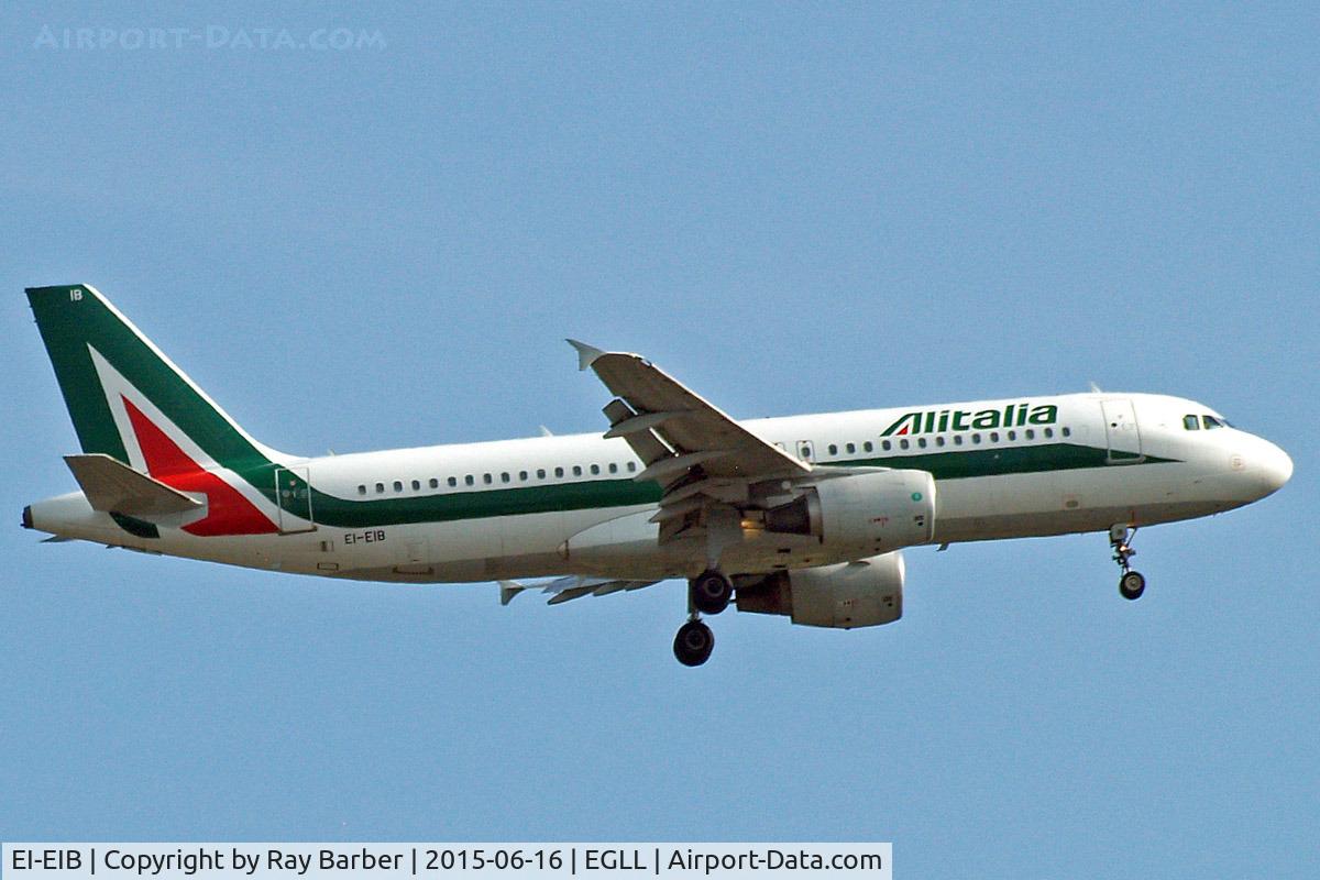 EI-EIB, 2010 Airbus A320-216 C/N 4249, Airbus A320-216 [4249] (Alitalia) Home~G 16/06/2015. On approach 27L.