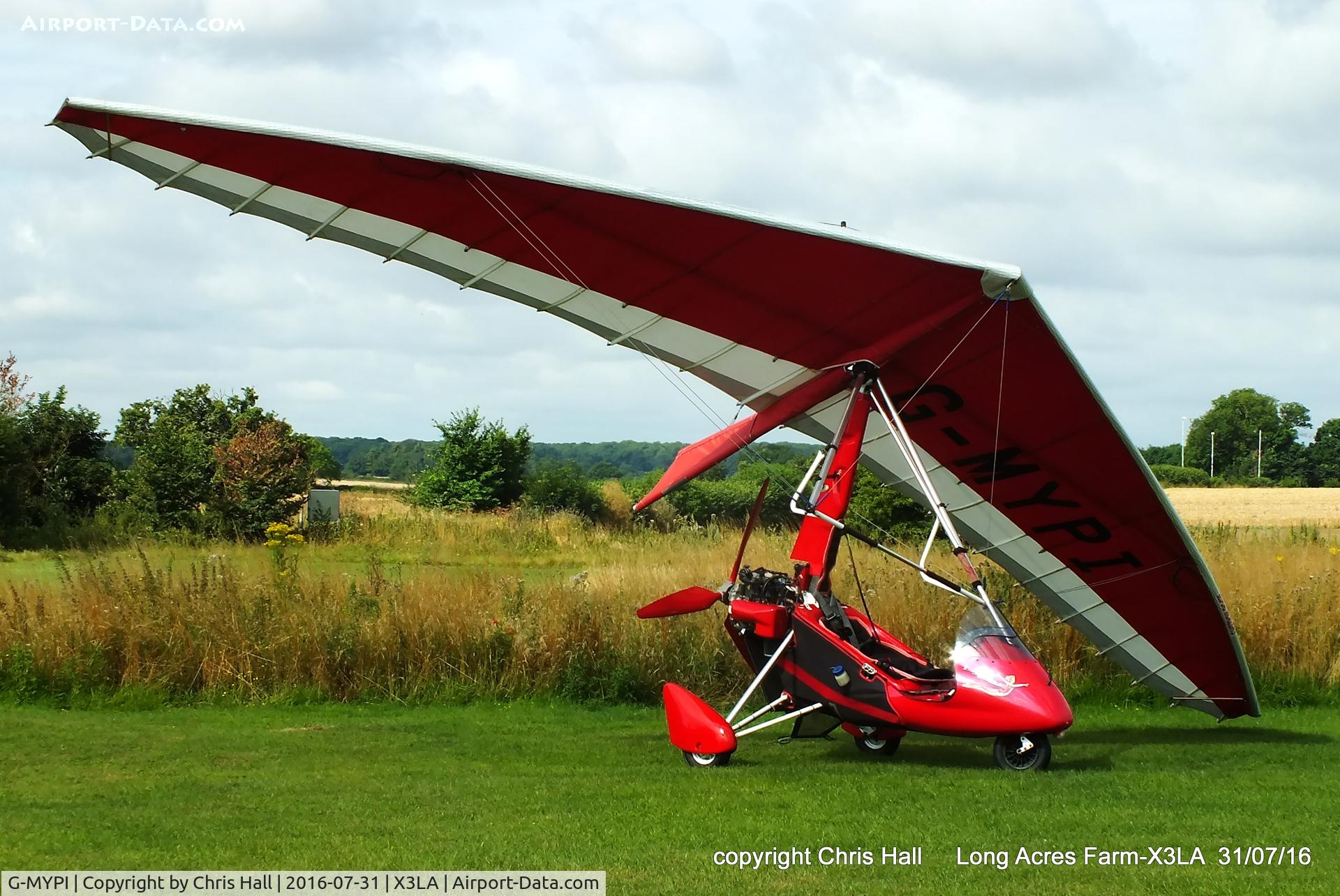G-MYPI, 1994 Solar Wings PEGASUS QUANTUM 15 C/N 6767, at Long Acres Farm, Sandy