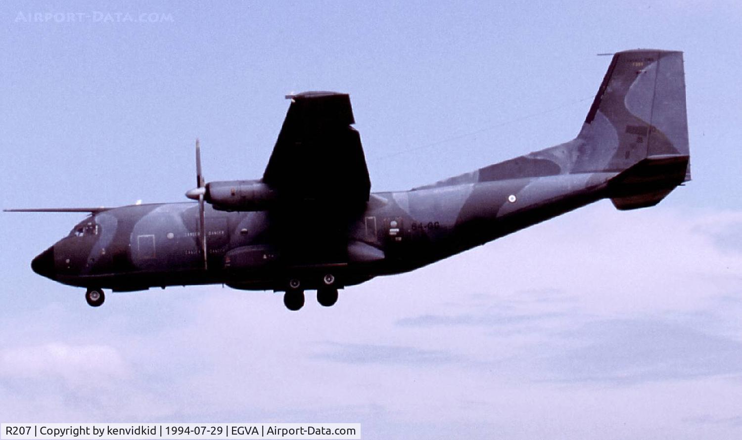 R207, Transall C-160R C/N 210, French Air Force arriving for RIAT.