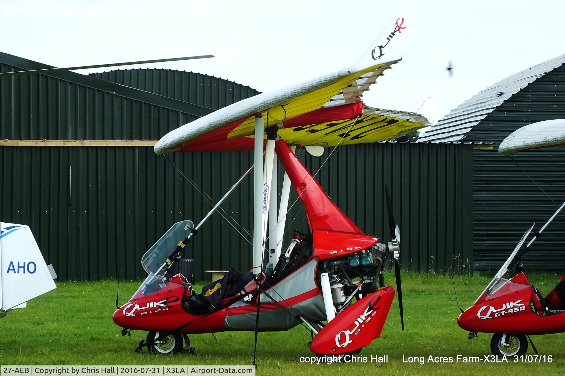 27-AEB, P&M Aviation QuikR 912S C/N unknown 27-AEB, at Long Acres Farm, Sandy