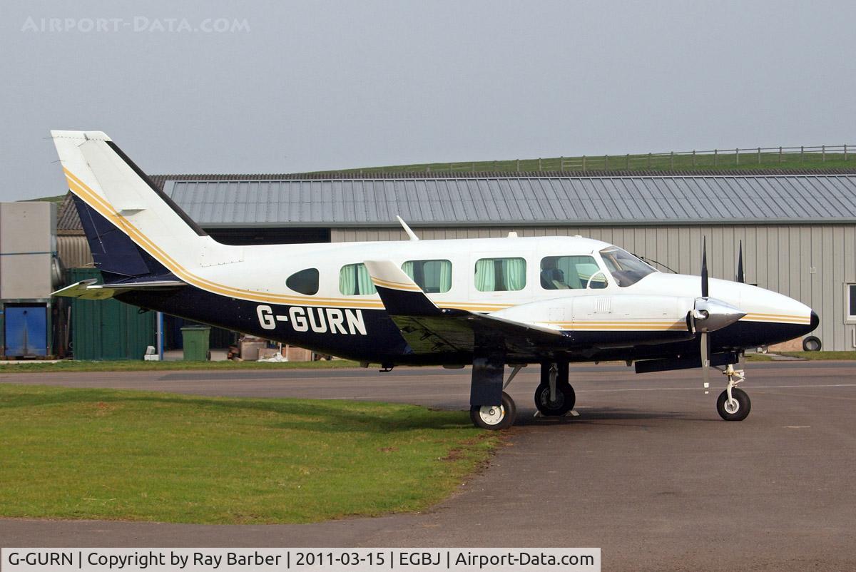 G-GURN, 1979 Piper PA-31-310 Navajo Navajo C/N 31-7912117, Piper PA-31-310 Navajo C [31-7912117] Staverton~G 15/03/2011