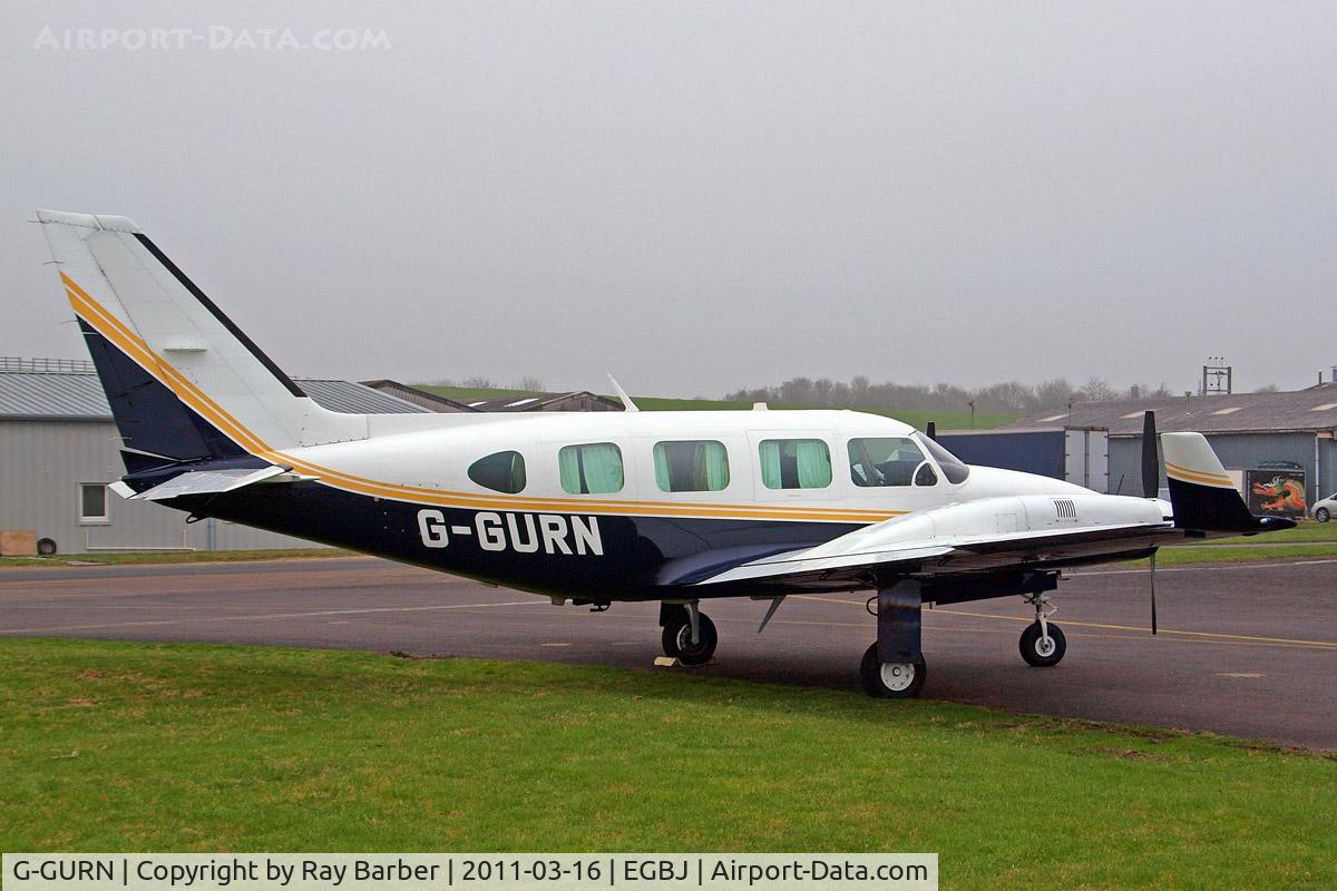 G-GURN, 1979 Piper PA-31-310 Navajo Navajo C/N 31-7912117, Piper PA-31-310 Navajo C [31-7912117] Staverton~G 16/03/2011