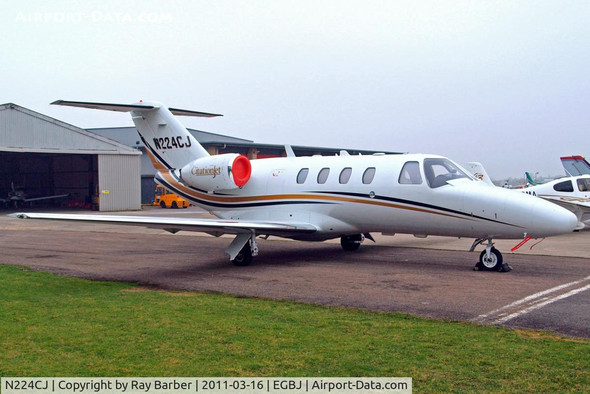 N224CJ, 1997 Cessna 525 CitationJet C/N 525-0224, Cessna CitationJet [525-0224] (Janabeck Aviation Inc) Staverton~G 16/03/2011