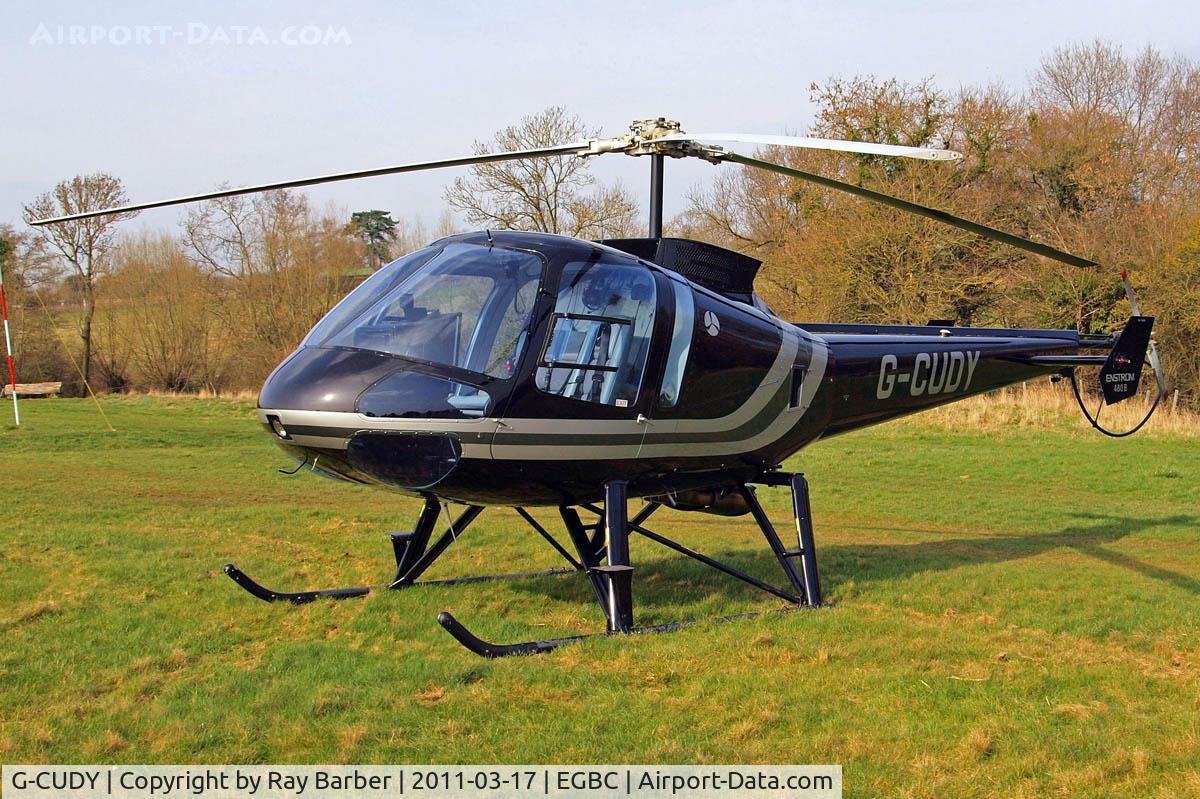 G-CUDY, 2005 Enstrom 480B C/N 5807, Enstrom 480B [5087] (D'Arcy Holdings Ltd) Cheltenham Racecourse~G 17/03/2011
