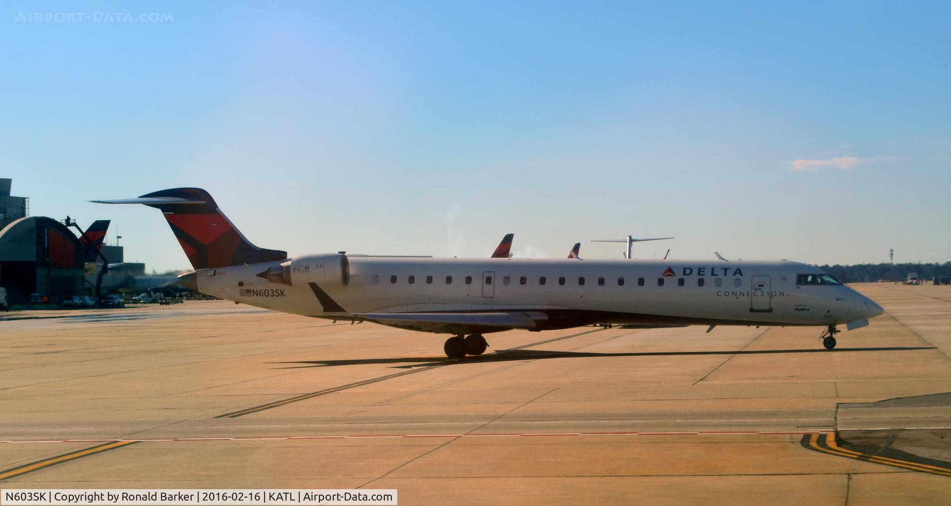 N603SK, 2006 Bombardier CRJ-702 (CL-600-2C10) Regional Jet C/N 10248, Taxi Atlanta