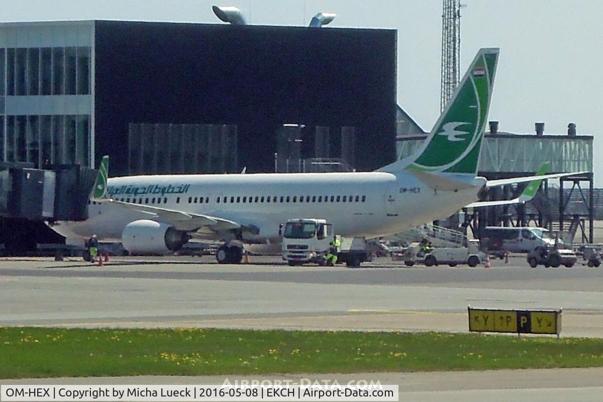 OM-HEX, 2001 Boeing 737-81Q C/N 30785, At Kastrup