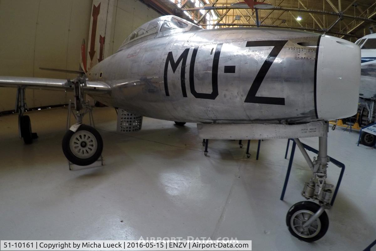 51-10161, 1951 Republic F-84G Thunderjet C/N 2242-614B, At the Flyhistorisk Museum in Stavanger