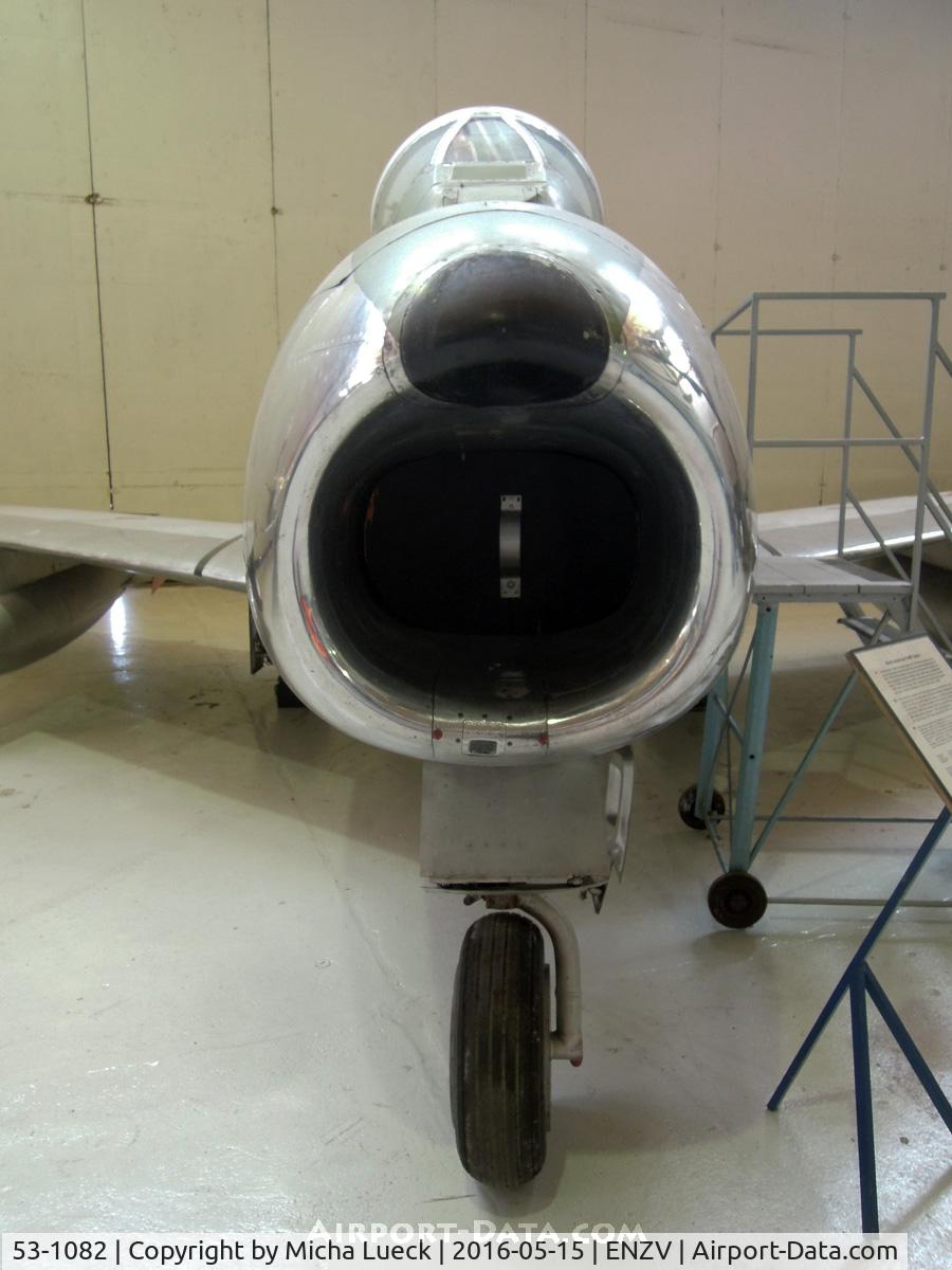 53-1082, 1953 North American F-86F Sabre C/N 202-11, At the Flyhistorisk Museum in Stavanger