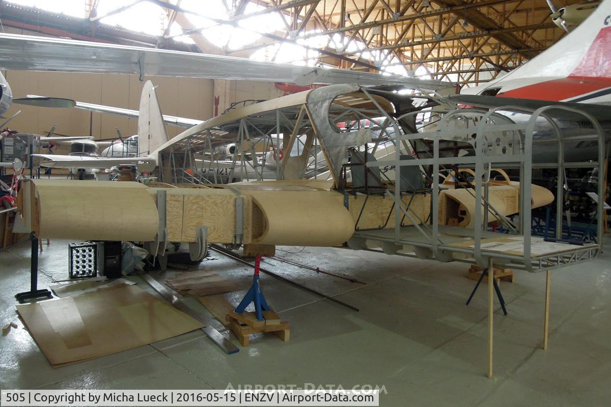505, Caproni Ca.310 C/N Not found 505, Under restoration at the Flyhistorisk Museum in Stavanger
