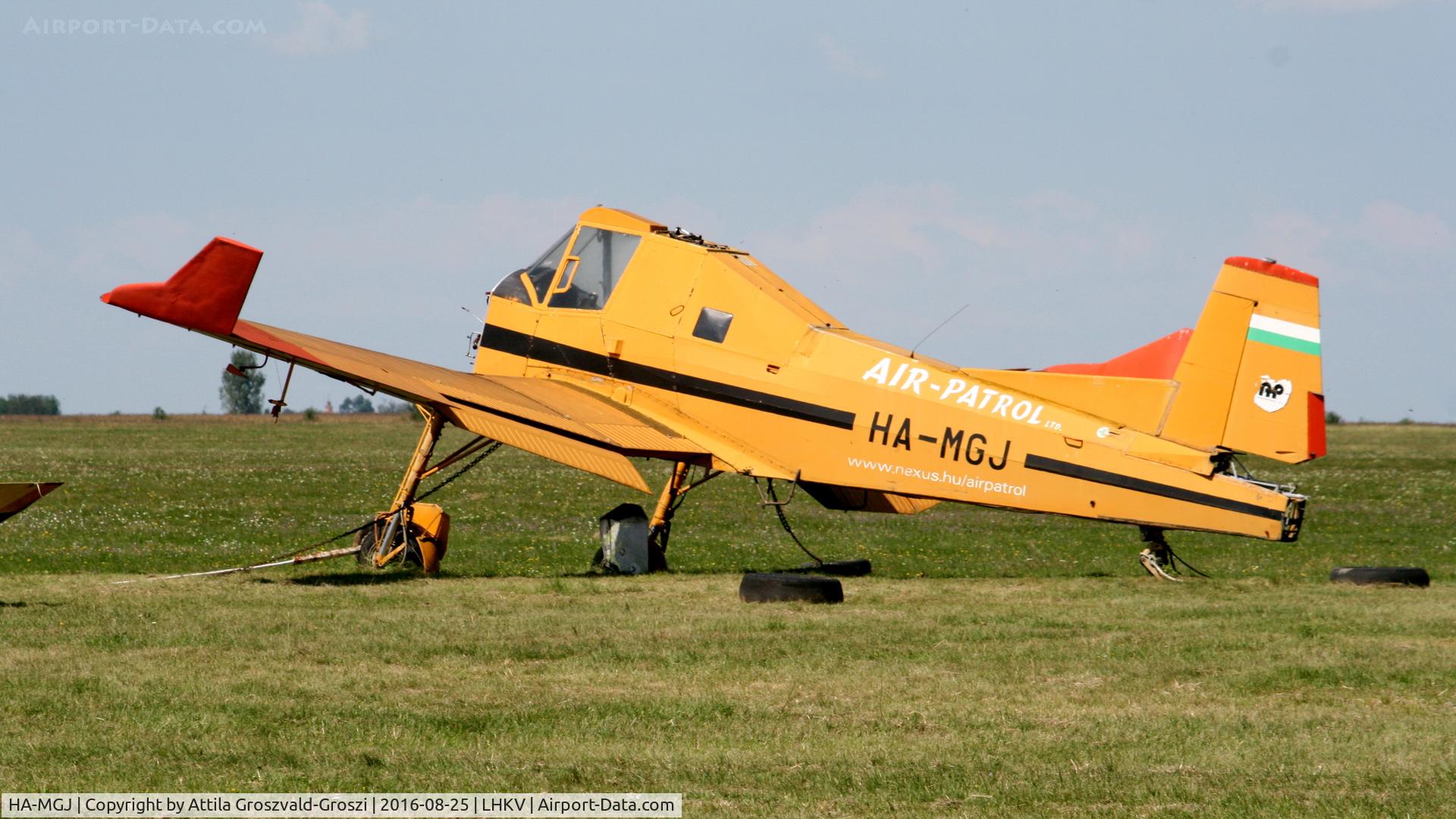 HA-MGJ, 1989 Zlin Z-137T Agro-Turbo C/N 025, Kaposújlak Airport, Hungary