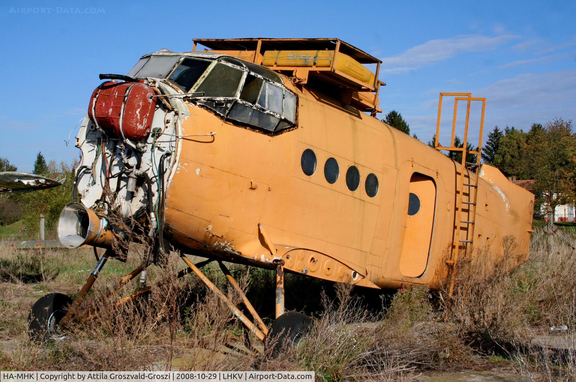 HA-MHK, 1971 PZL-Mielec An-2R C/N 1G123-01, Kaposújlak Airport, Hungary - After scrapping the machine was used as a test run