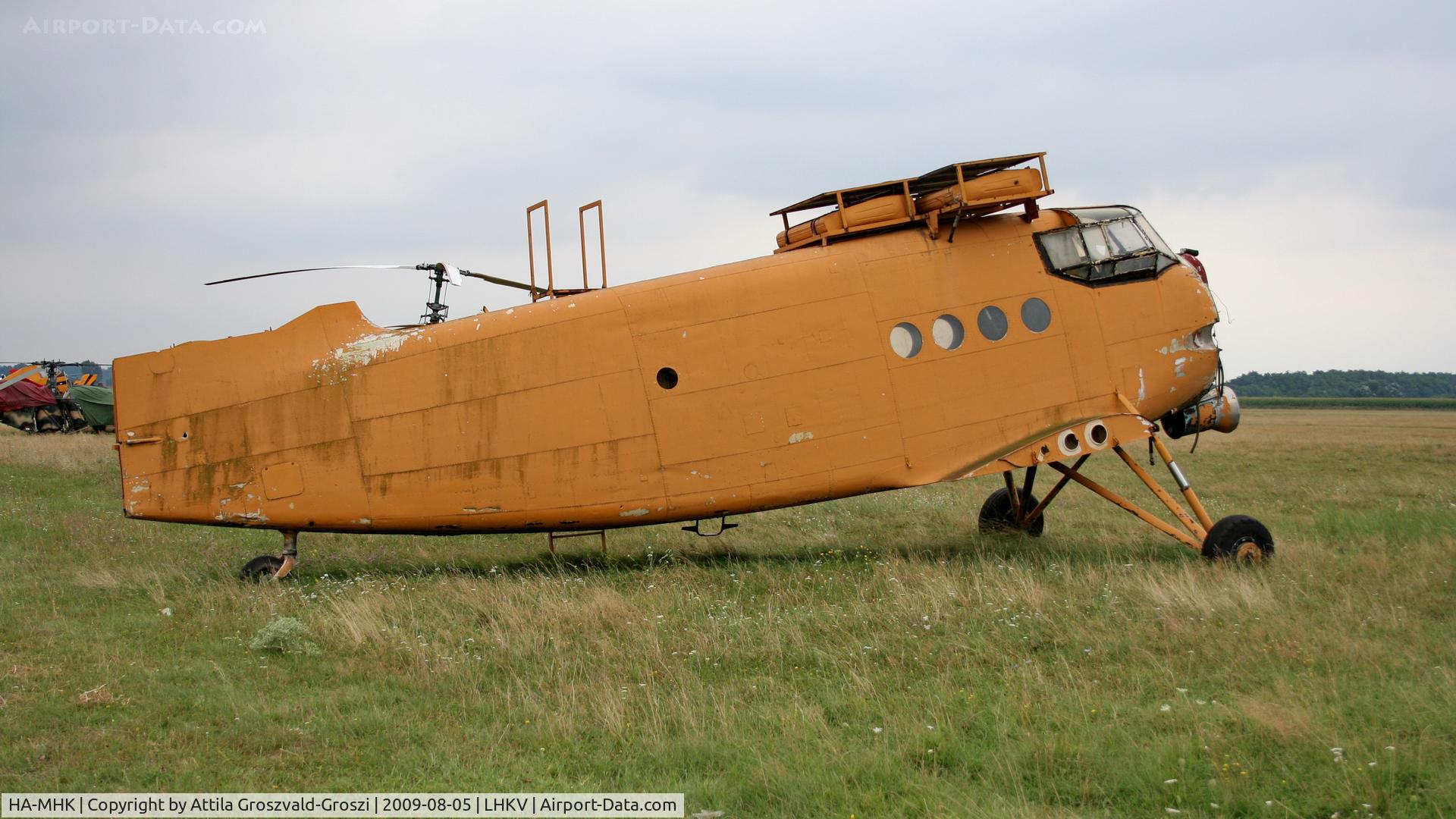 HA-MHK, 1971 PZL-Mielec An-2R C/N 1G123-01, Kaposújlak Airport, Hungary - After scrapping the machine was used as a test run