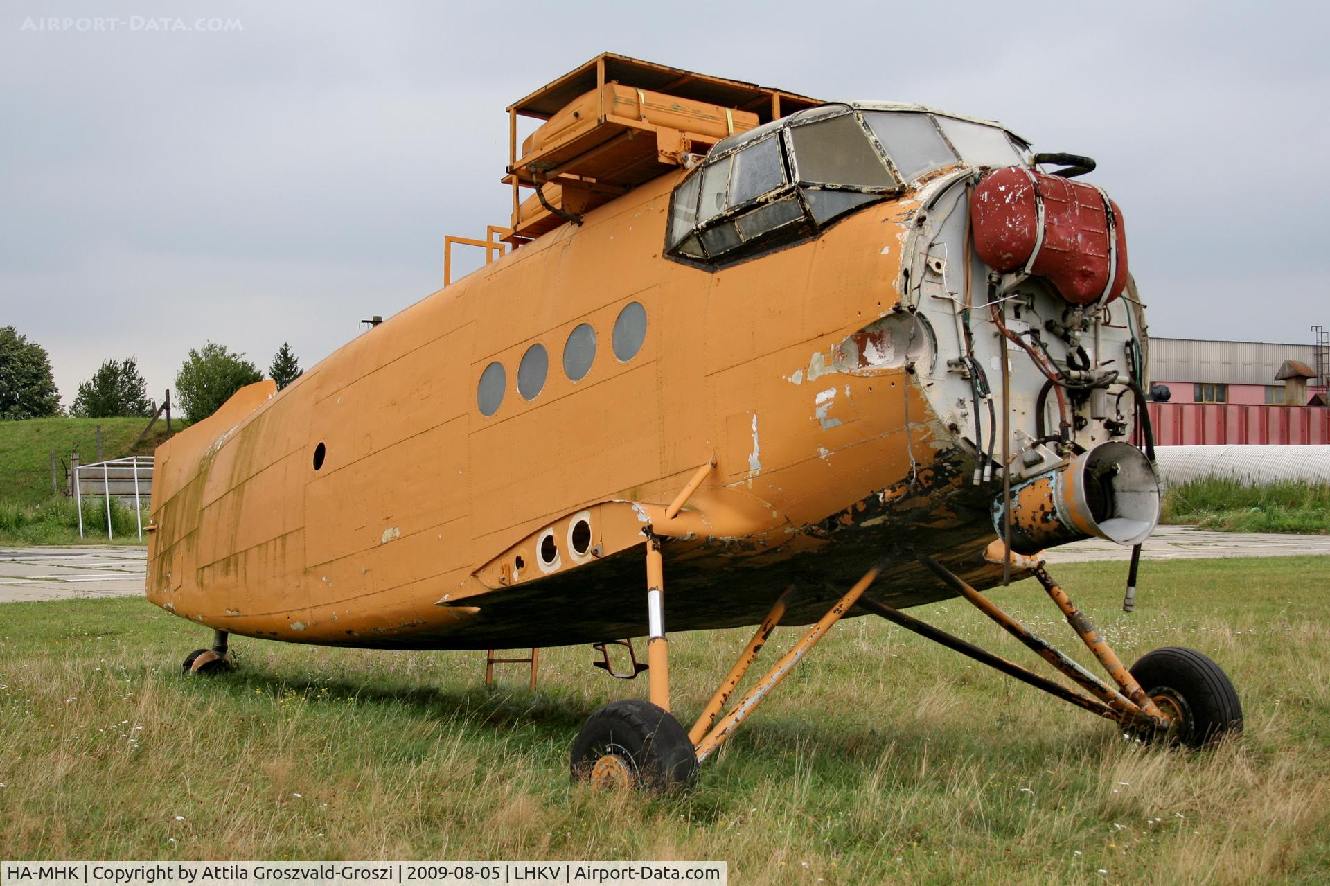 HA-MHK, 1971 PZL-Mielec An-2R C/N 1G123-01, Kaposújlak Airport, Hungary - After scrapping the machine was used as a test run