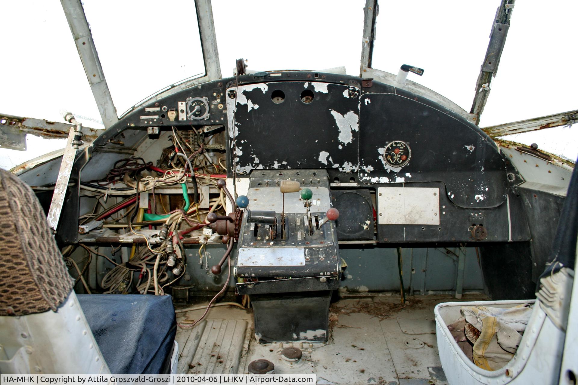 HA-MHK, 1971 PZL-Mielec An-2R C/N 1G123-01, Kaposújlak Airport, Hungary - After scrapping the machine was used as a test run