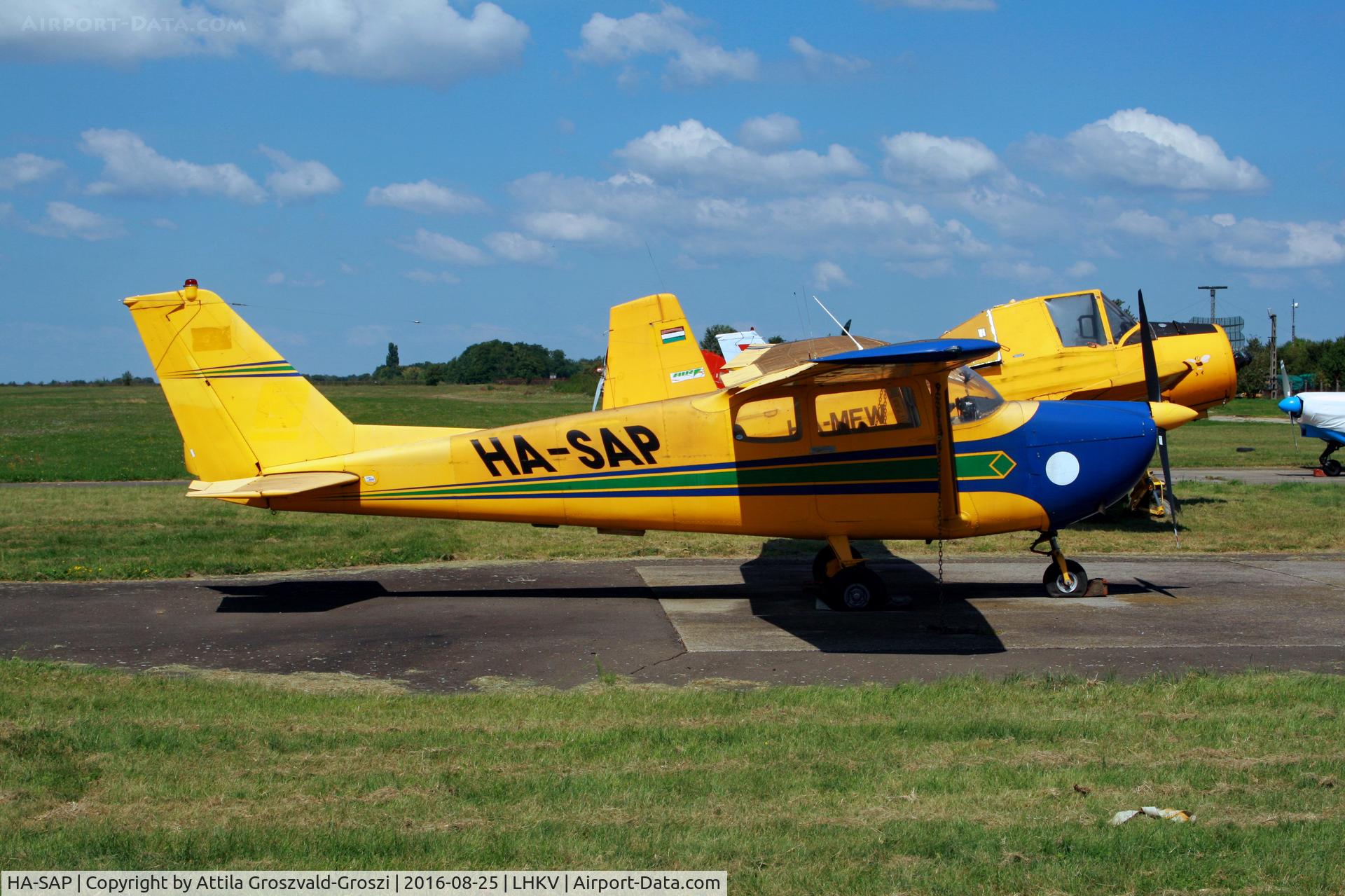 HA-SAP, 1961 Cessna 175B Skylark C/N 17556978, Kaposújlak Airport, Hungary