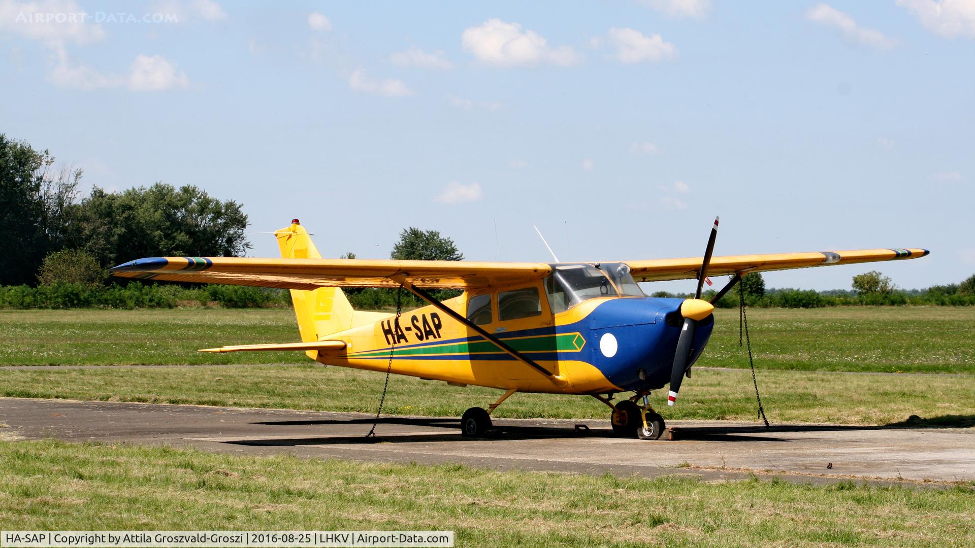 HA-SAP, 1961 Cessna 175B Skylark C/N 17556978, Kaposújlak Airport, Hungary