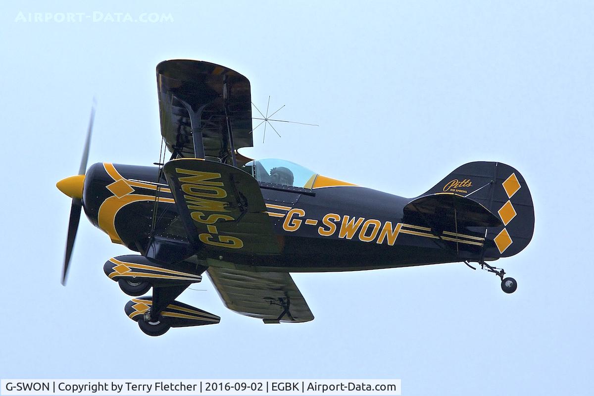 G-SWON, 1999 Pitts S-1S Special C/N 093, At 2016 LAA Rally at Sywell