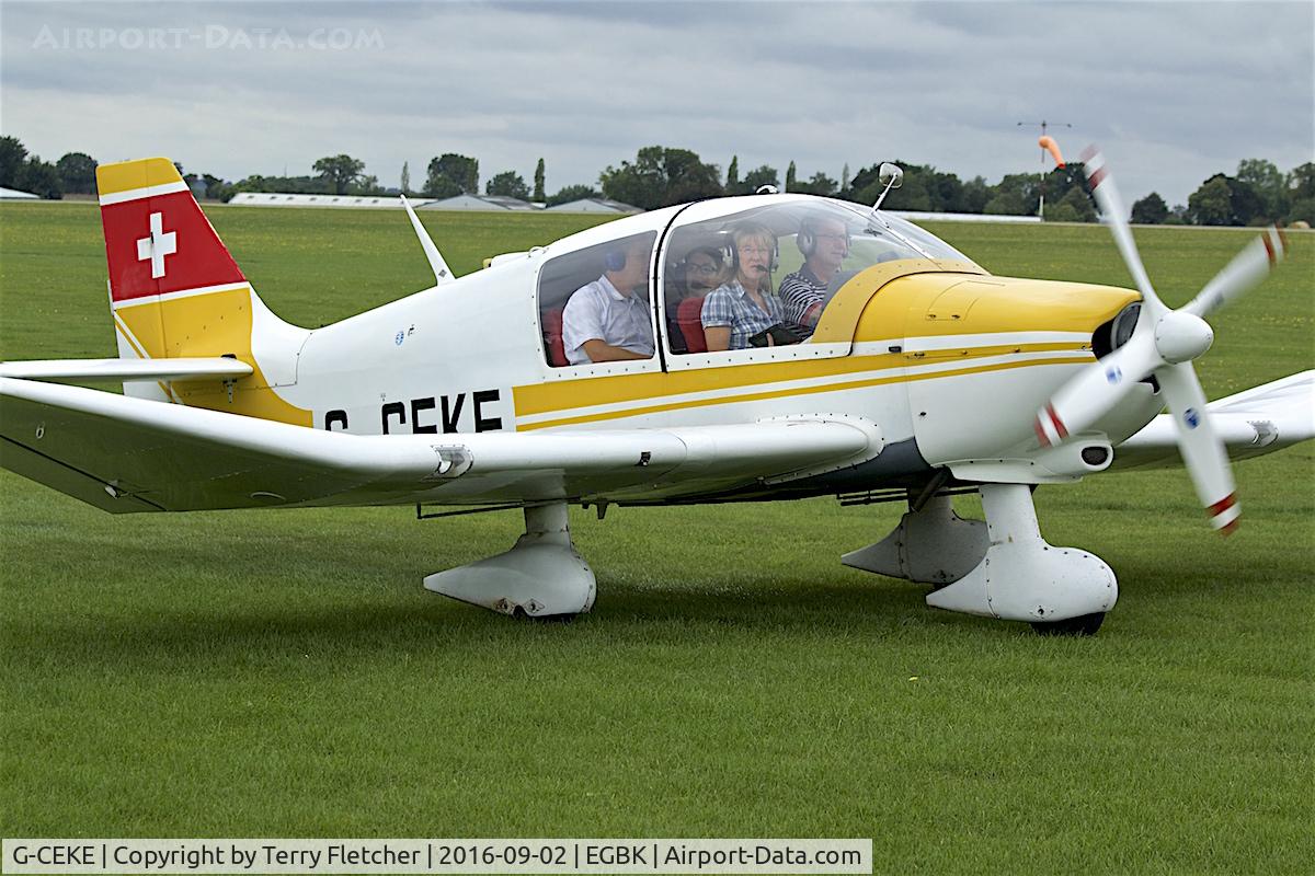 G-CEKE, 1974 Robin DR-400-180 Regent Regent C/N 943, At 2016 LAA Rally at Sywell