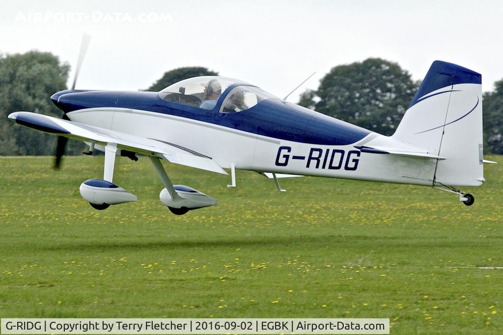 G-RIDG, 2006 Vans RV-7 C/N PFA 323-14449, At 2016 LAA Rally at Sywell