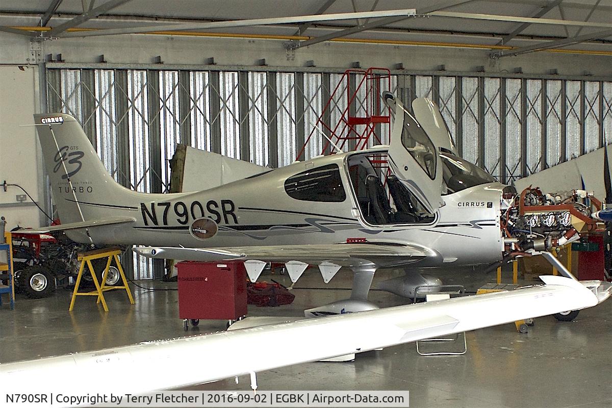 N790SR, 2007 Cirrus SR22 G3 GTS Turbo C/N 2859, On Maintenance