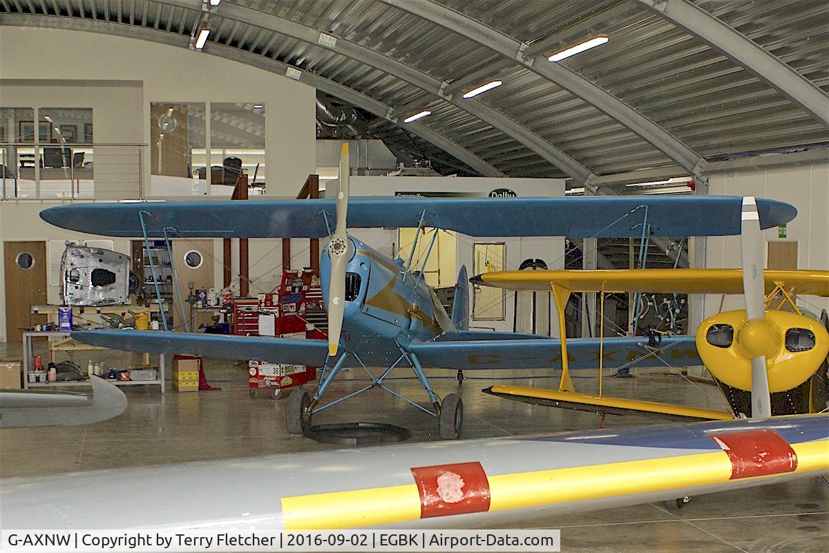 G-AXNW, 1952 Stampe-Vertongen SV-4C C/N 381, Hangared at Sywell