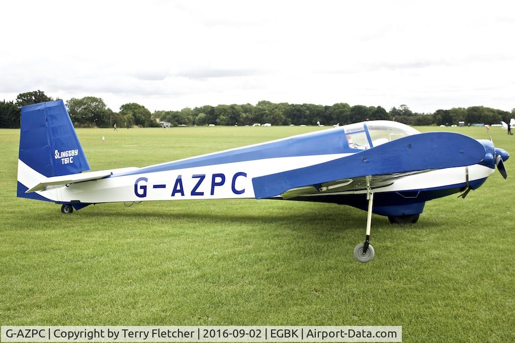 G-AZPC, 1972 Slingsby T-61C Falke C/N 1767, At 2016 LAA Rally at Sywell