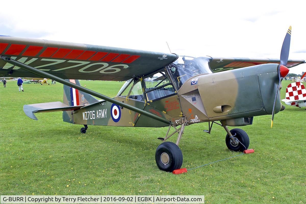 G-BURR, 1955 Auster AOP.9 C/N B5/10/32, At 2016 LAA Rally at Sywell