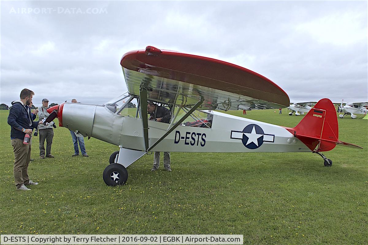 D-ESTS, 1962 Piper PA-18-150 Super Cub Super Cub C/N 18-7893, At 2016 LAA Rally at Sywell