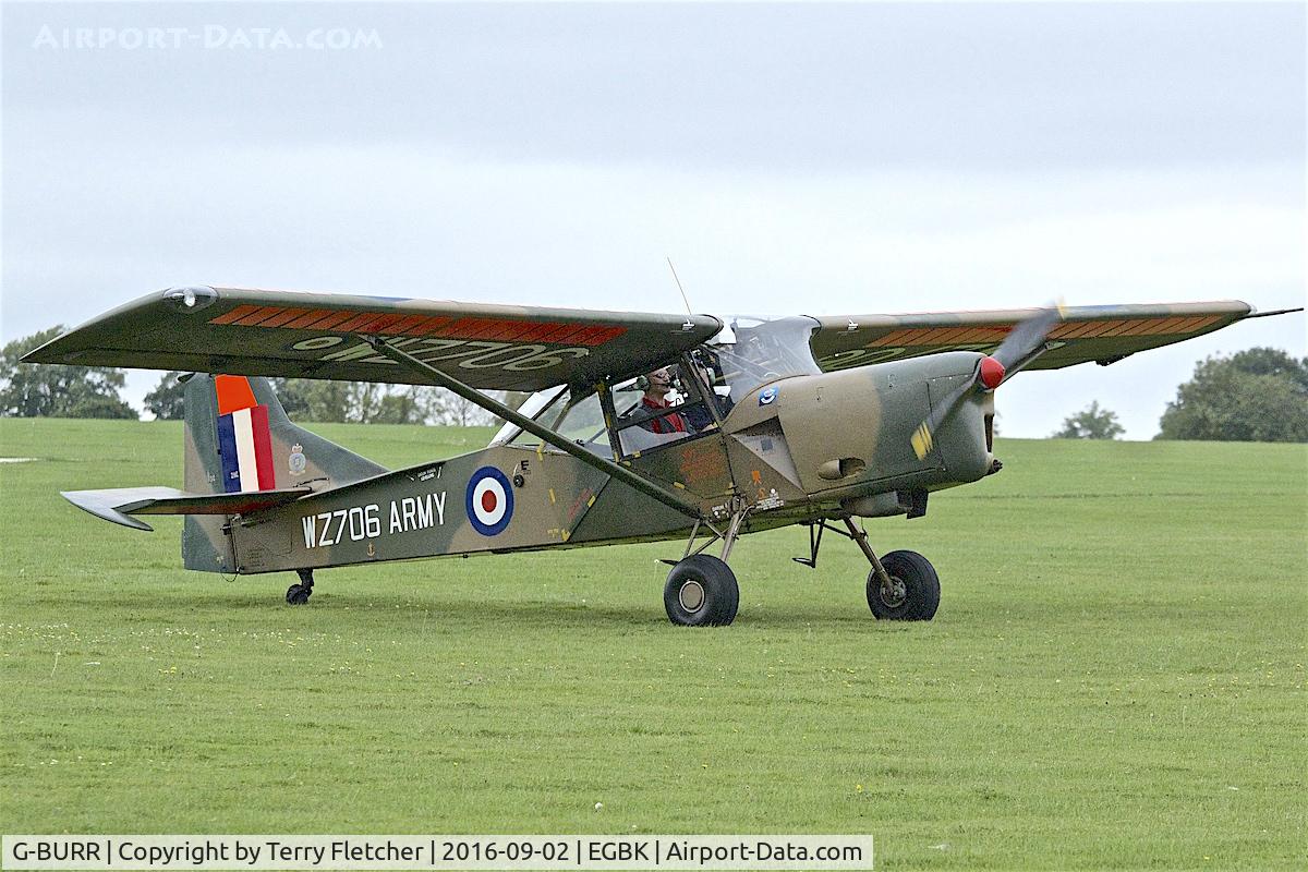 G-BURR, 1955 Auster AOP.9 C/N B5/10/32, At 2016 LAA Rally at Sywell