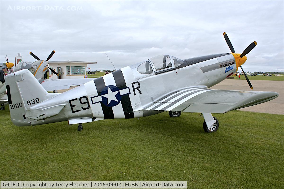 G-CIFD, Titan T-51 Mustang C/N LAA 355-15261, At 2016 LAA Rally at Sywell