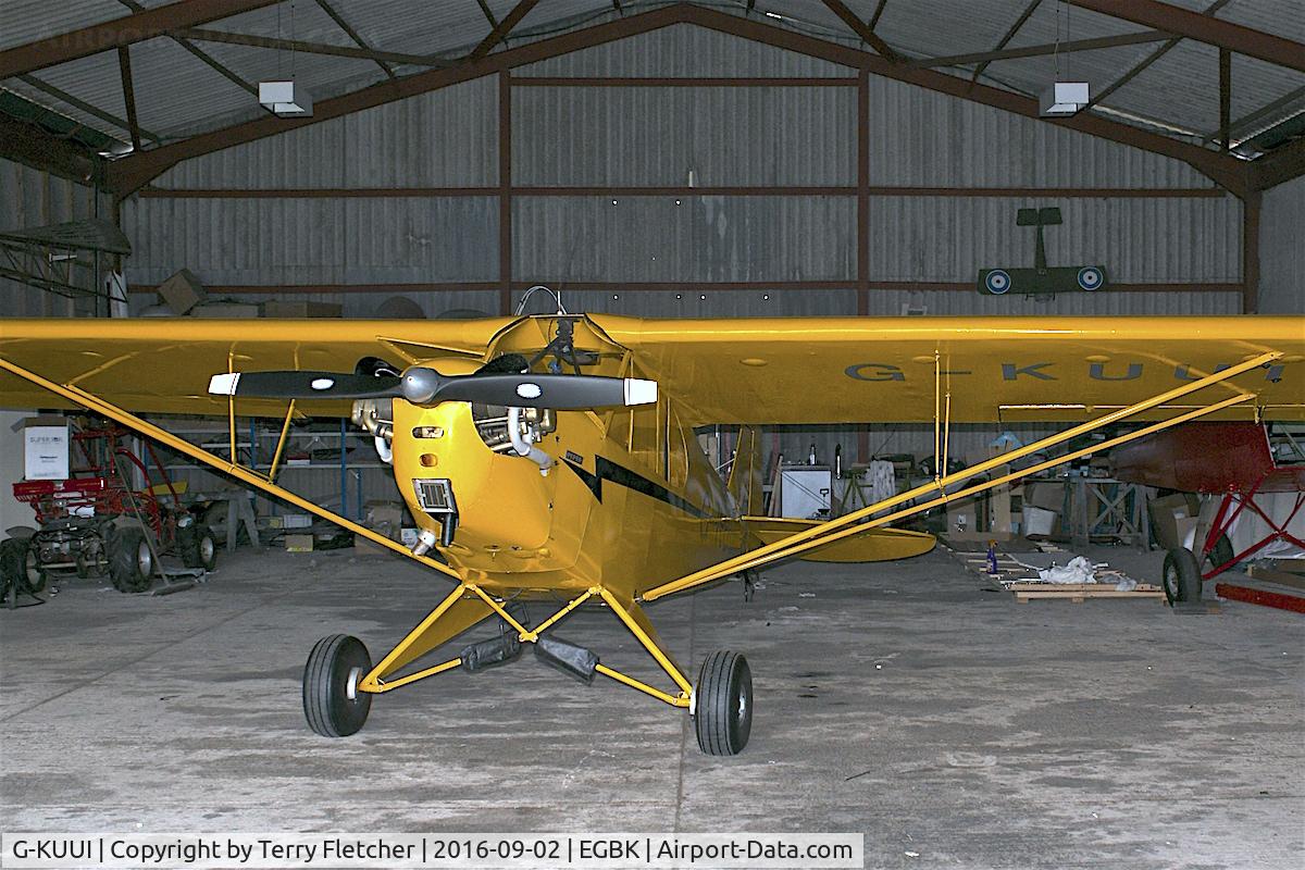 G-KUUI, 1945 Piper J3C-65 Cub Cub C/N 17521, Hangared at Sywell
