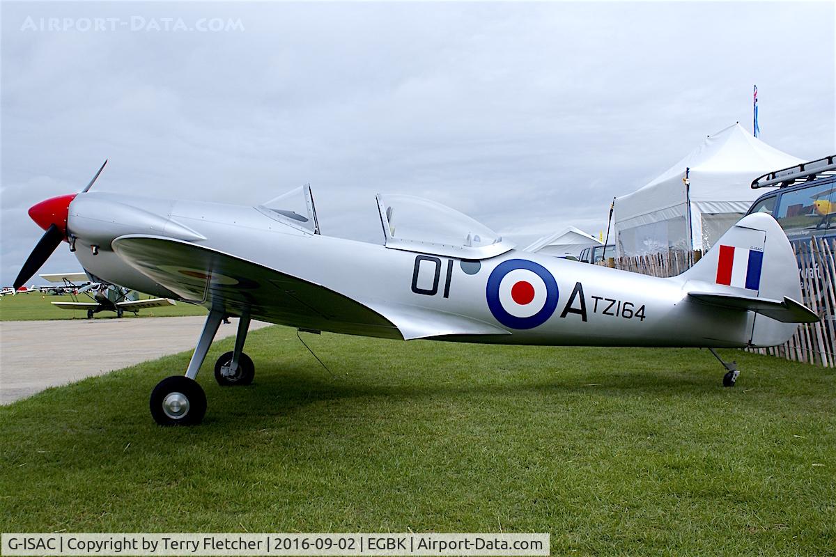 G-ISAC, 2015 Isaacs Spitfire C/N LAA 027-15134, At 2016 LAA Rally at Sywell