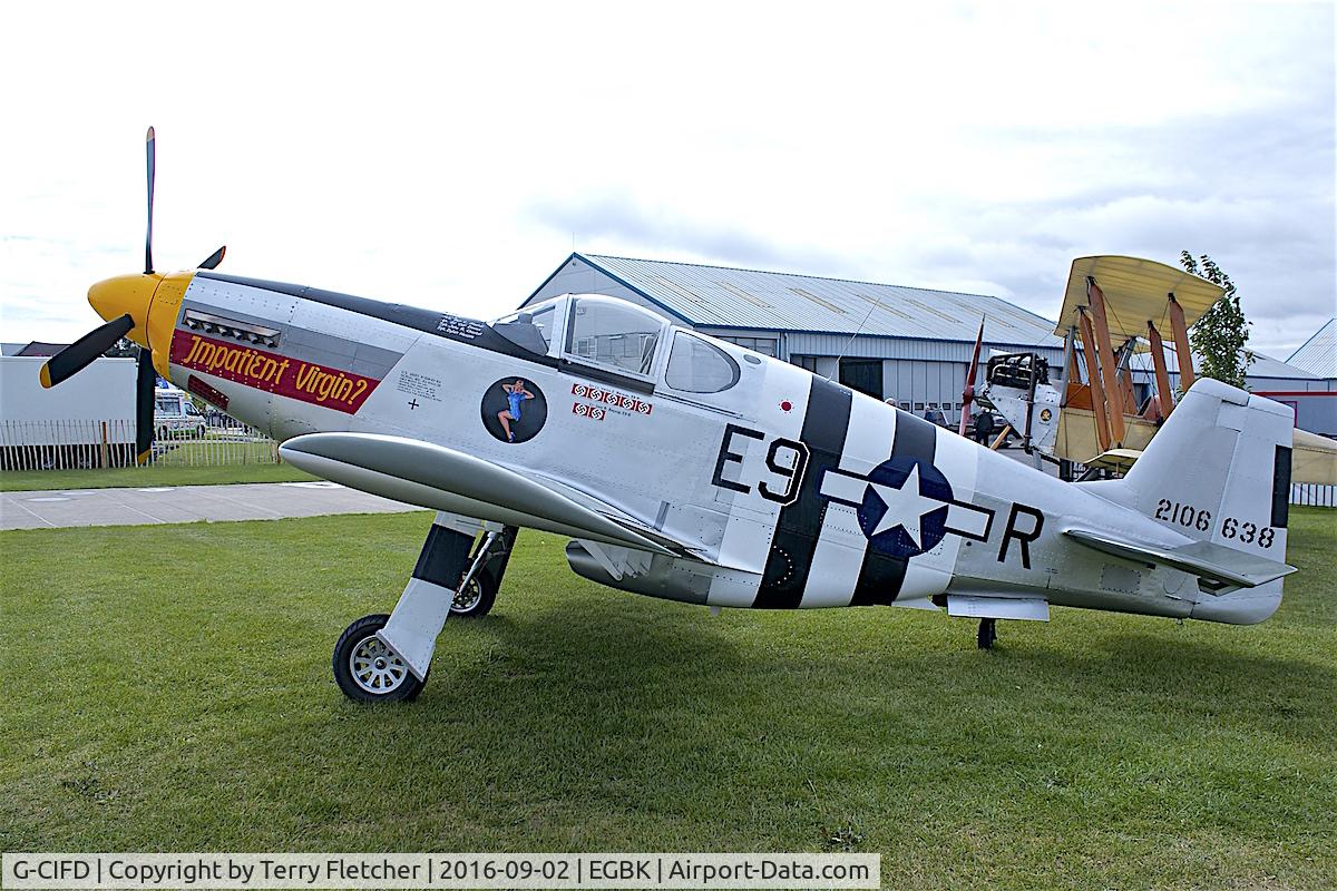 G-CIFD, Titan T-51 Mustang C/N LAA 355-15261, At 2016 LAA Rally at Sywell