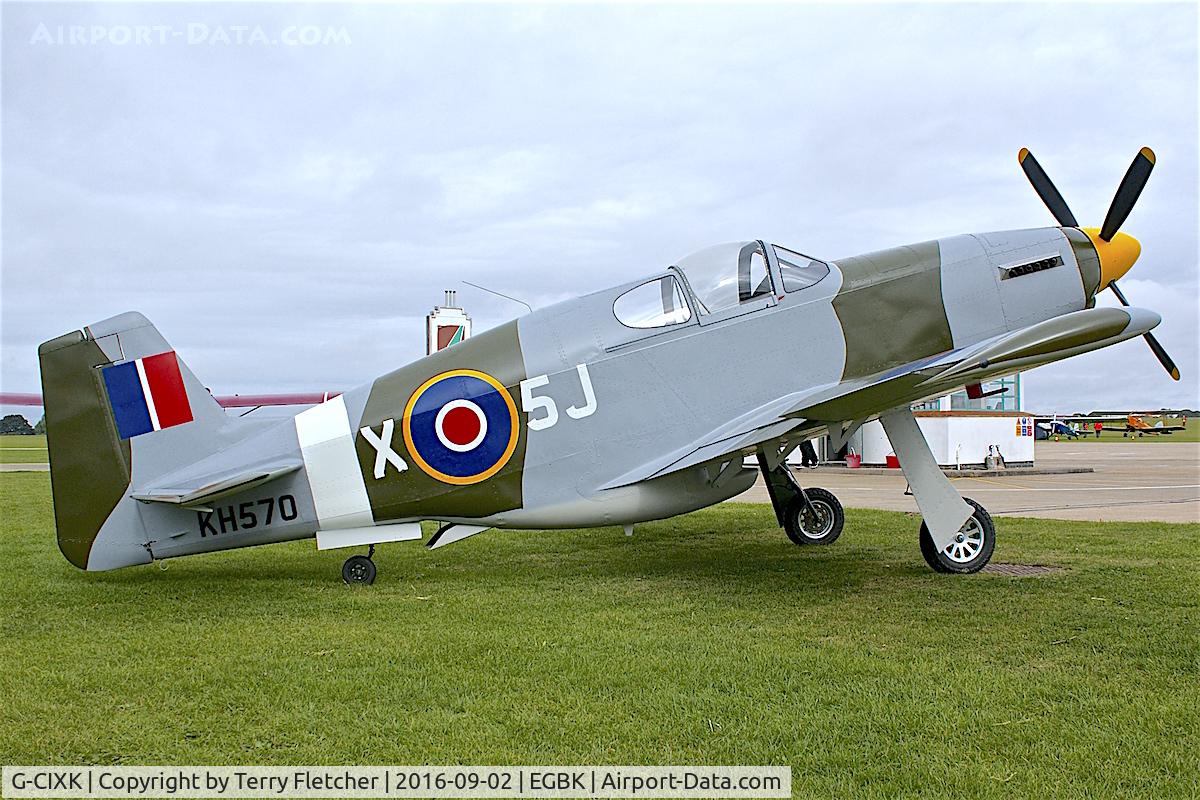G-CIXK, 2016 Titan T-51 Mustang C/N LAA 355-15207, At 2016 LAA Rally at Sywell