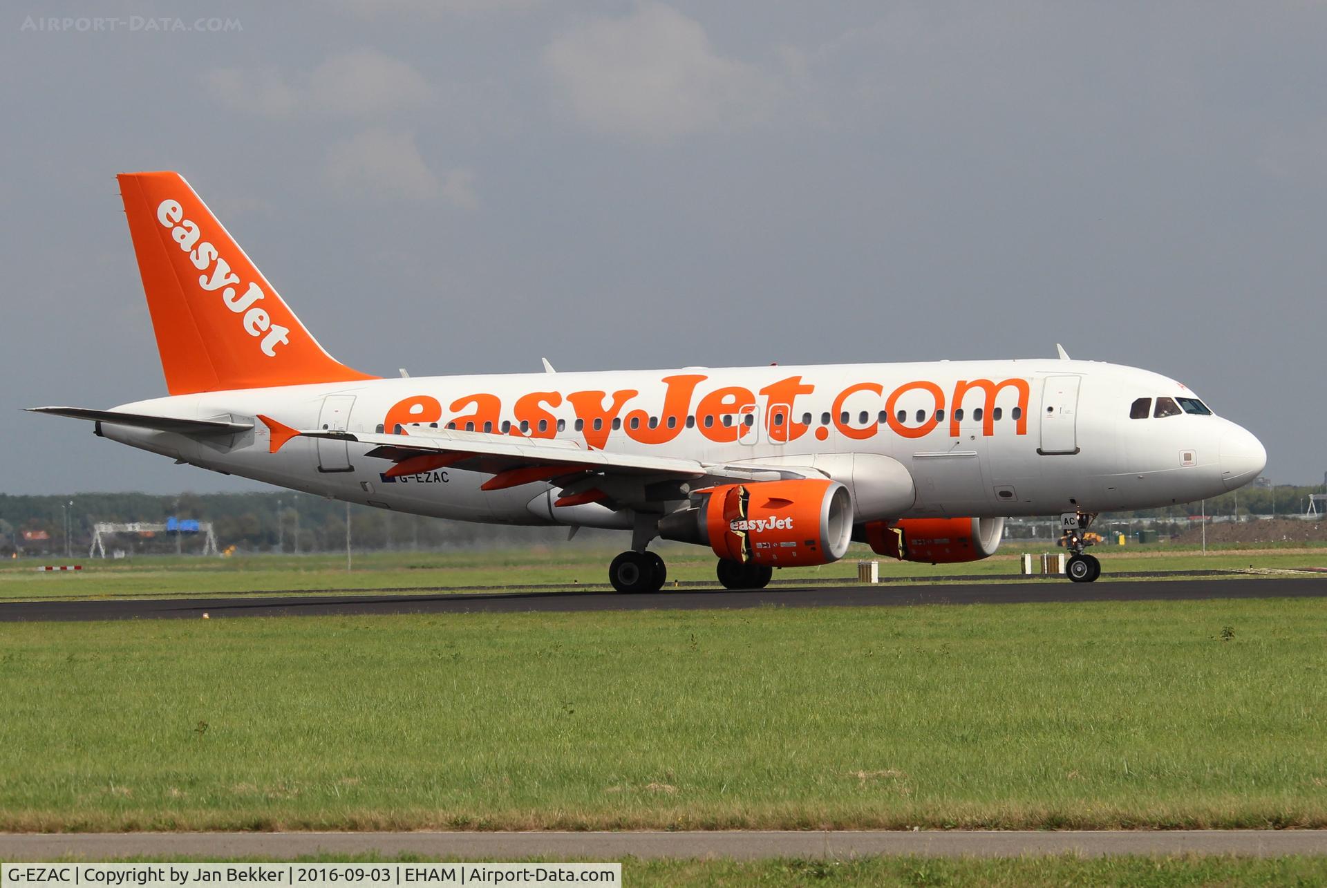 G-EZAC, 2006 Airbus A319-111 C/N 2691, Schiphol, Amsterdam