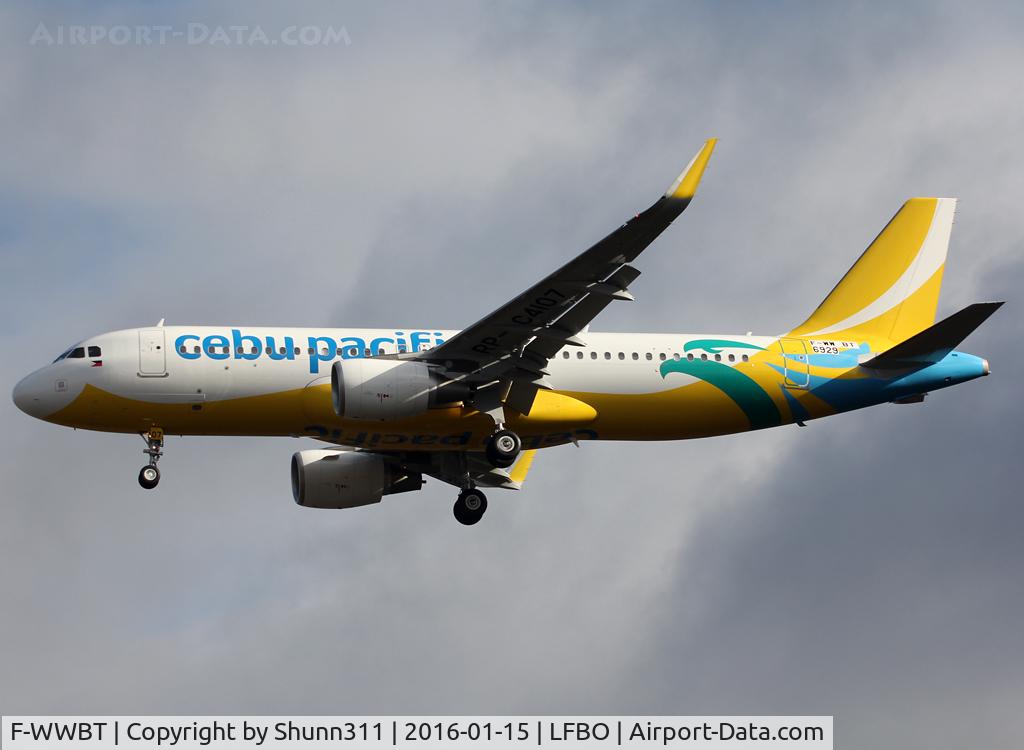 F-WWBT, 2015 Airbus A320-214 C/N 6929, C/n 6929 - To be RP-C4107