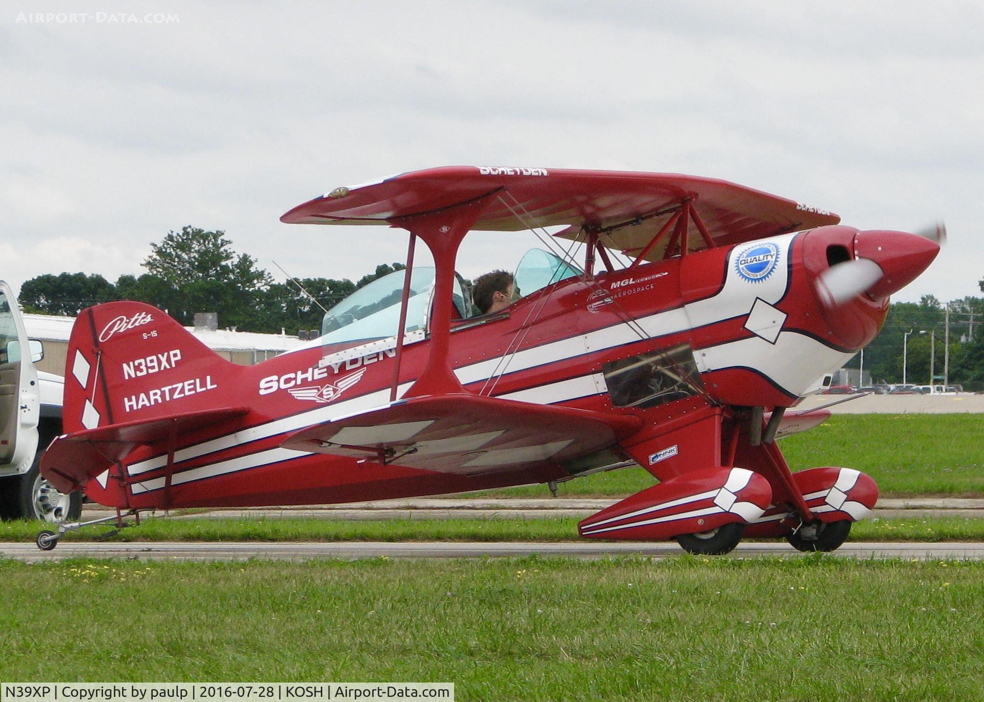 N39XP, 1976 Pitts S-1S Special C/N K-039, At AirVenture 2016.