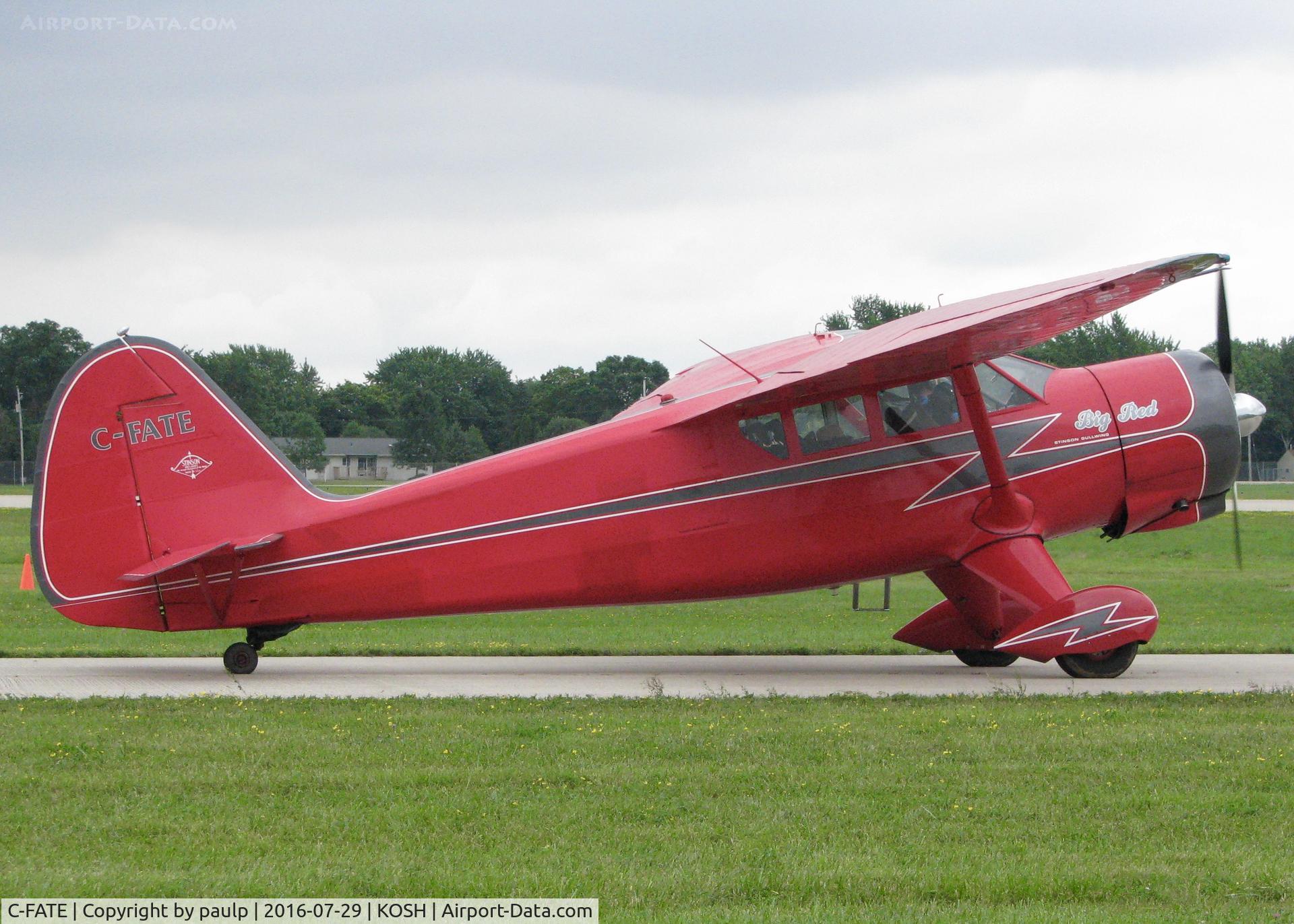 C-FATE, 1944 Stinson V77 Reliant C/N 77-291, At AirVenture 2016.