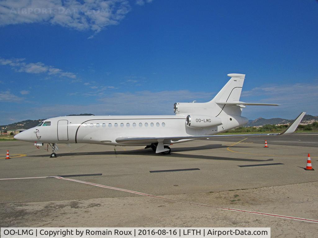 OO-LMG, 2012 Dassault Falcon 7X C/N 152, Parked