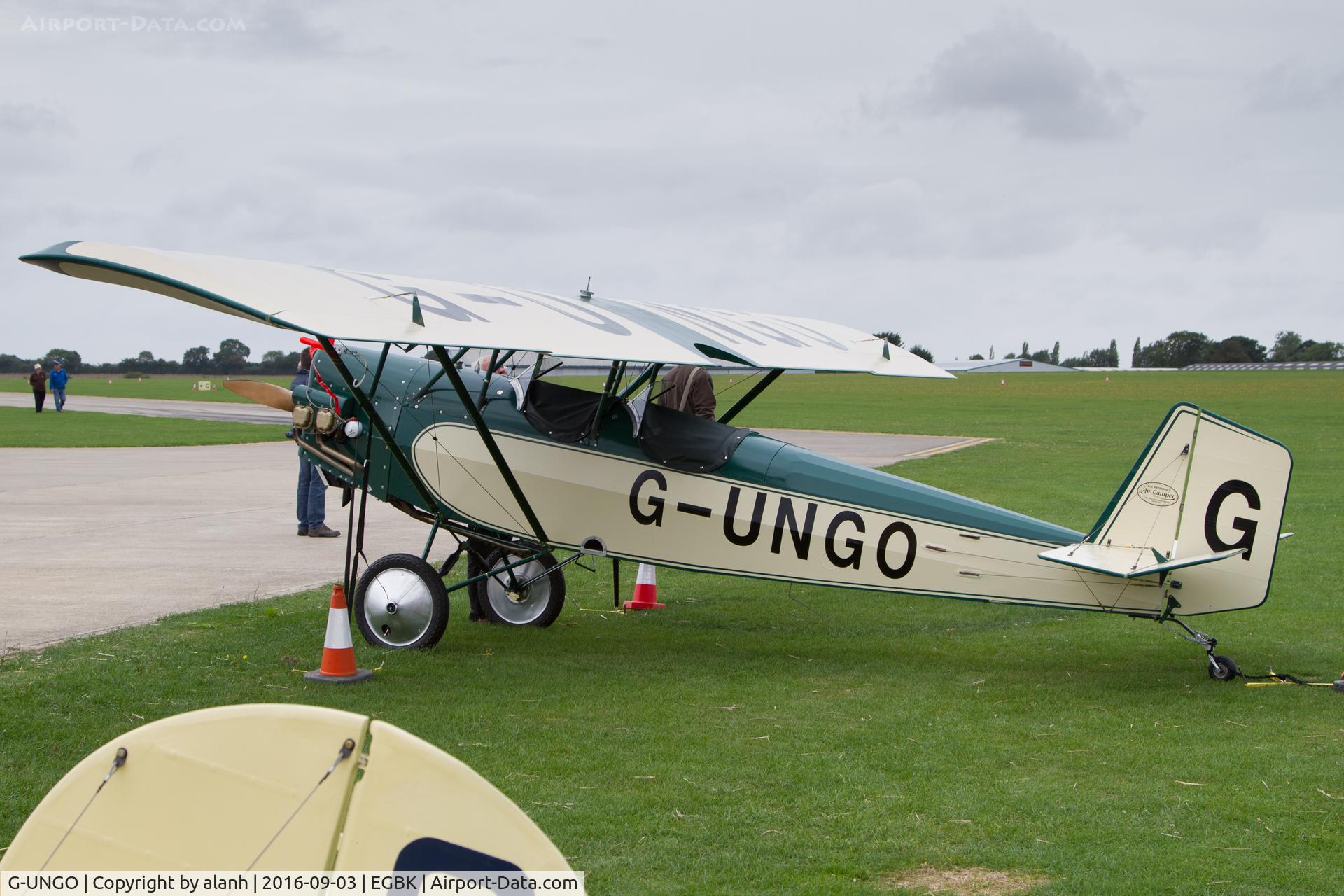 G-UNGO, 2002 Pietenpol Air Camper C/N PFA 047-13951, Well tied down