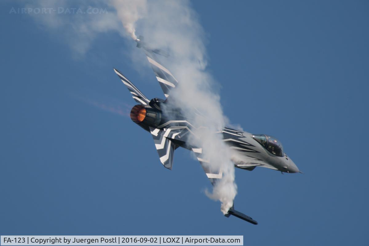 FA-123, SABCA F-16AM Fighting Falcon C/N 6H-123, Airpower 2016, Zeltweg, F-16A Fighting Falcon