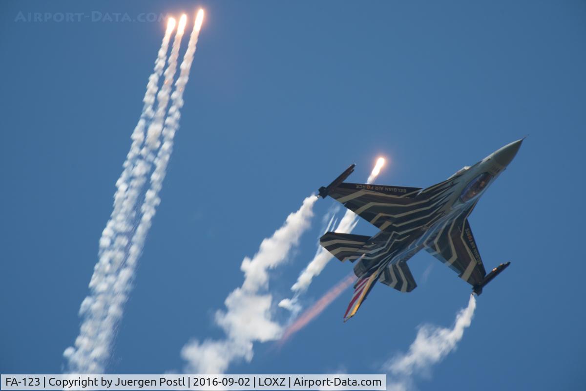 FA-123, SABCA F-16AM Fighting Falcon C/N 6H-123, Airpower 2016, Zeltweg, F-16A Fighting Falcon